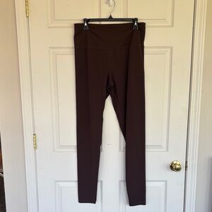 High-Waist Brown Leggings for Women